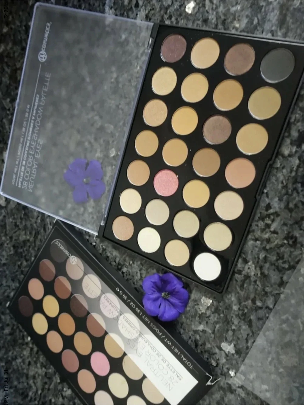 Neutral and Pink Eyeshadow Palette — Women Makeup